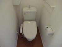 温水シャワー付きトイレです