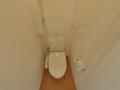 温水シャワー付きトイレです