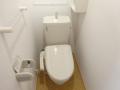 温水シャワー付きトイレです
