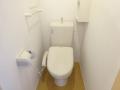 温水シャワー付きトイレです