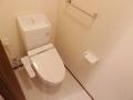 温水シャワー付きトイレです