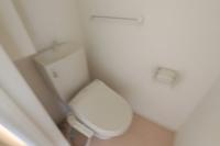 温水シャワー付きトイレです