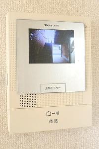 防犯に最適なTVモニターホンです。