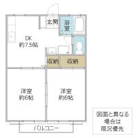 サングリーンハイツ B(水戸市)