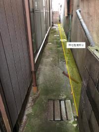 越境部分土間通路