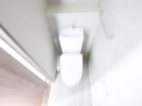 温水シャワー付きトイレです
